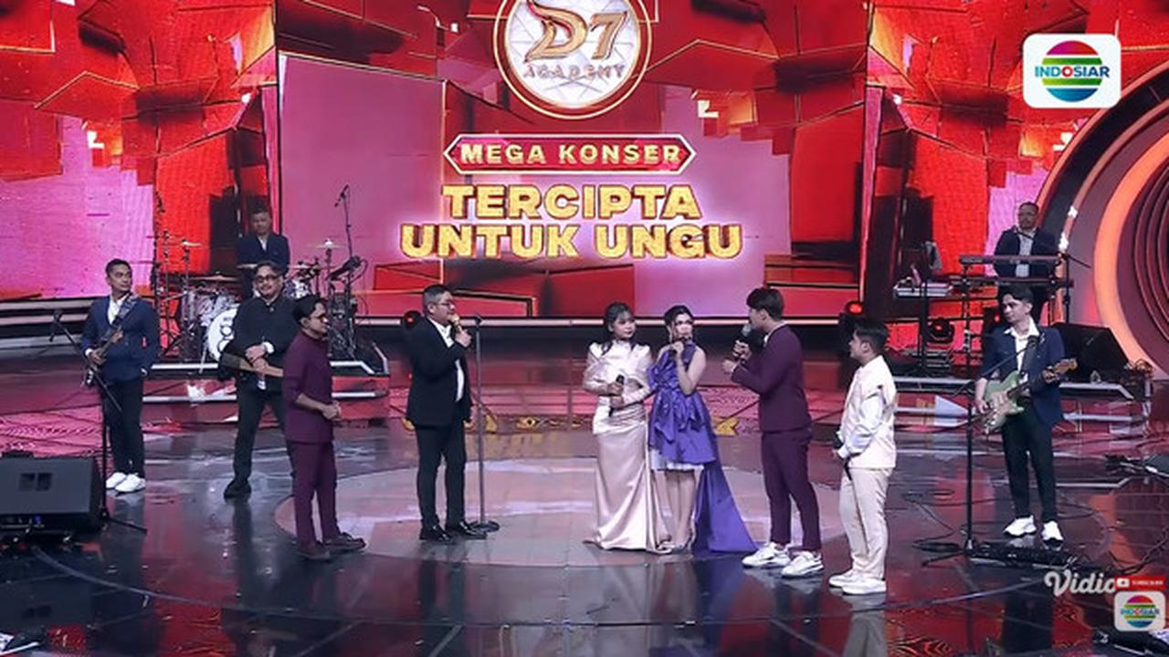 April D'Academy 7 Menangis Bahagia Sepanggung dengan Ungu di Mega Konser Indosiar