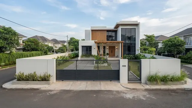 Ide Pagar Rumah Hemat Material