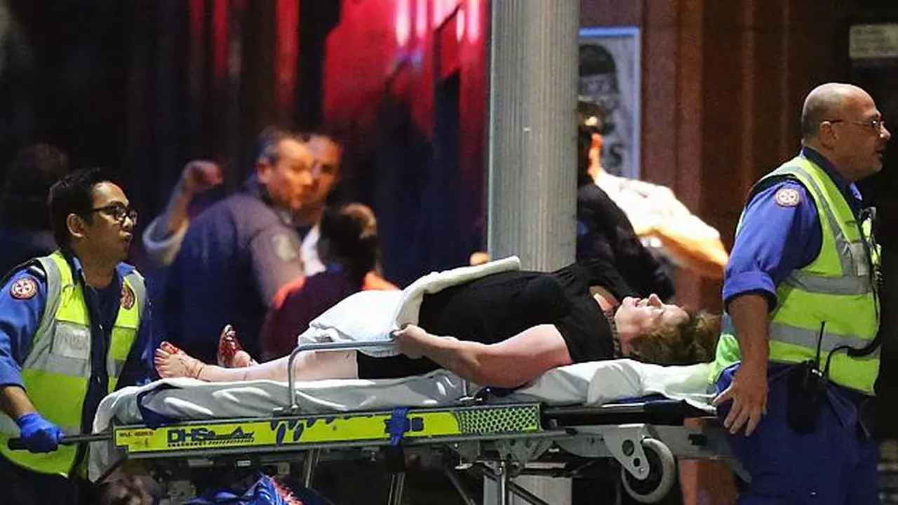Louisa setelah teror Sydney yang dilakukan Man Haron Manis. (News.com.au)