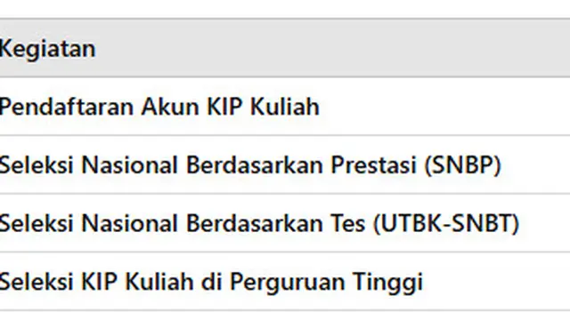 Jadwal Pendaftaran dan Penutupan KIP Kuliah 2025