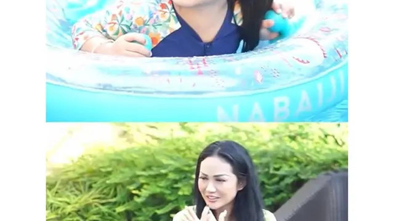 Aurel Liburan ke Madrid, Ini 6 Potret Krisdayanti Momong Ameena dan Azura di Jakarta