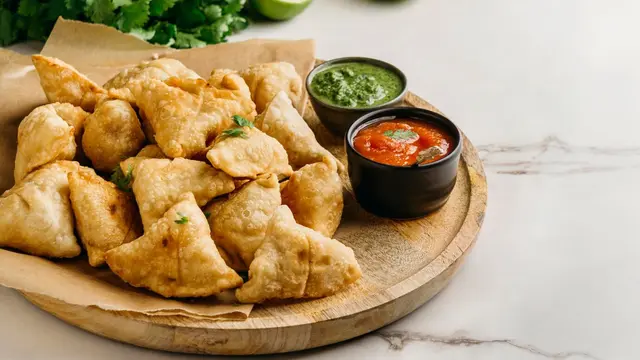 Ilustrasi samosa sayuran/freepik.com