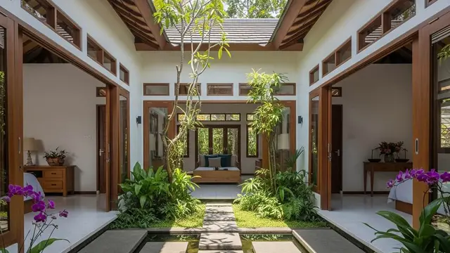 Rumah Mungil High Ceiling Anti Pengap dan Terasa Luas