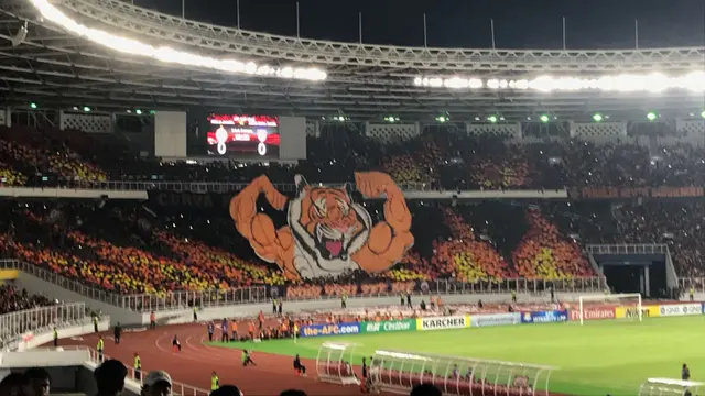Koreografi Luar Biasa The Jakmania saat Persija melawan JDT