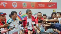 Chairman of Technical Committee of ASEAN Schools Sports Council (ASSC), Ong Kim Soon saat memberikan keterngan kepada wartawan di Semarang, Senin (22/7/2019).