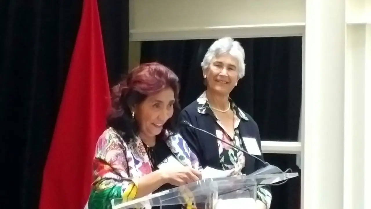 WWF Internasional menganugerahkan Leaders for a Living Planet Awards kepada Menteri Kelautan dan Perikanan Susi Pudjiastuti. (Foto: Staf Khusus Kementerian KKP)