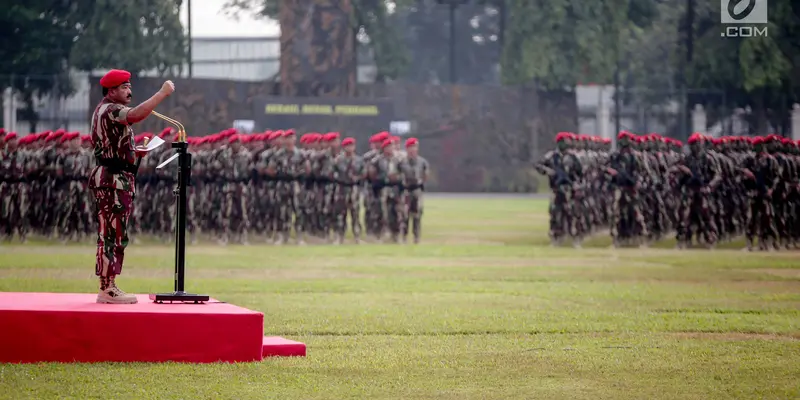 Panglima TNI Pimpin Upacara Hut ke-67 Kopassus