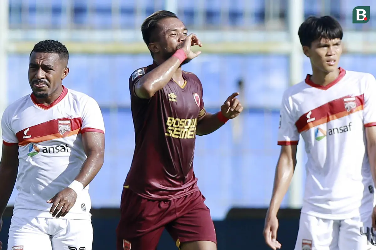 FOTO: PSM Makassar Ungguli Borneo FC 2-1 di Babak Pertama - Zulham Zamrun