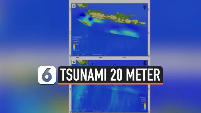 VIDEO: Temuan Potensi Tsunami 20 Meter di Pantai Selatan Jawa