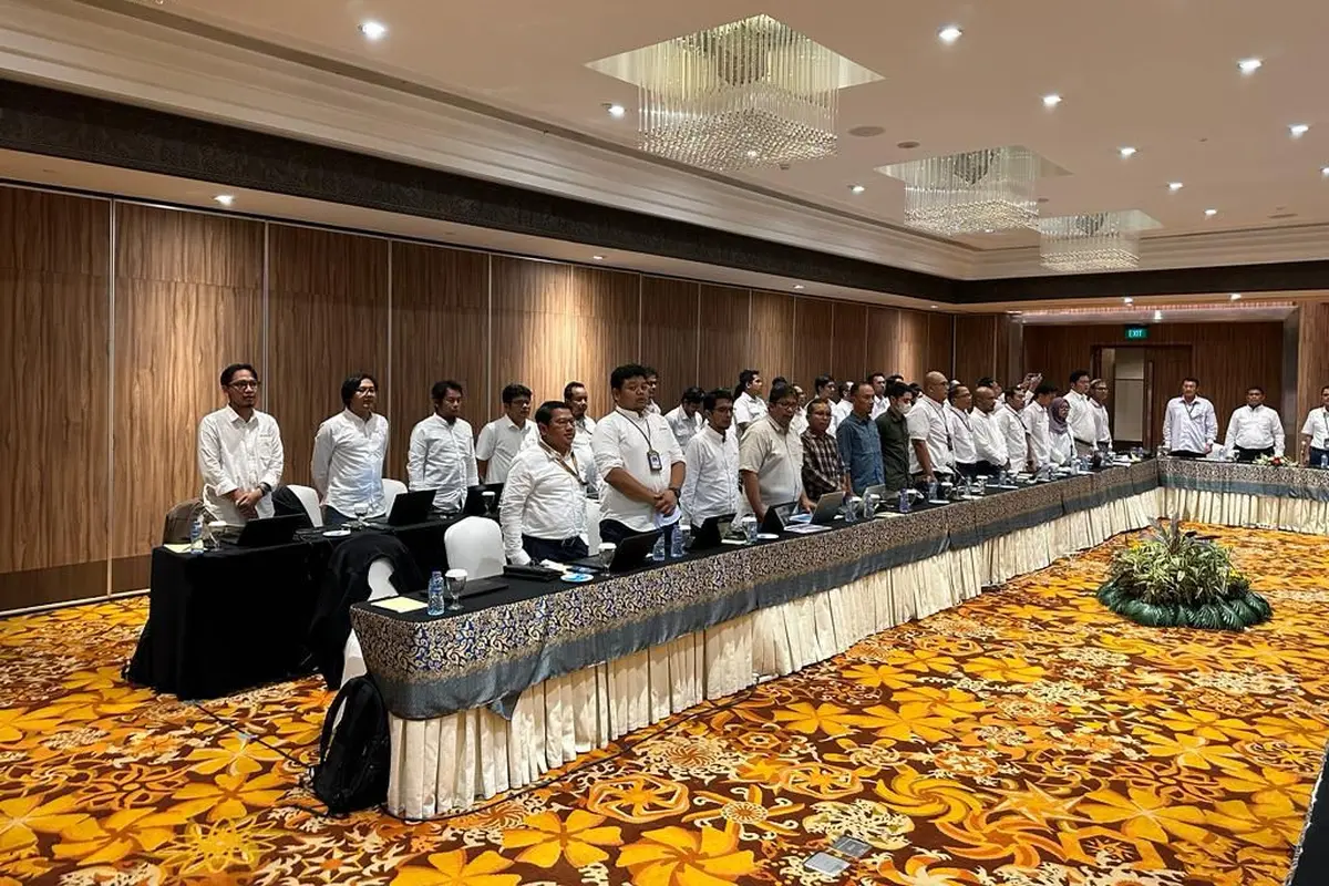 PT Elnusa Tbk (ELSA) bersama dengan PT Pertamina Gas (Pertagas) melaksanakan Kick off Meeting untuk Proyek Jasa Perancangan, Pengadaan dan Konstruksi Fasilitas Pendukung Kotabatak Junction SLC Booster Station di Kabupaten Siak, Riau. (Foto: Elnusa)