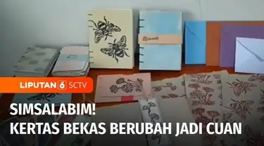 Dari kegemaran anaknya menggambar, Chandra Mallini, seorang ibu rumah tangga, di Kabupaten Karanganyar, Jawa Tengah, melihat peluang cuan dari limbah kertas bekas. Kertas bekas didaur ulang menjadi berbagai macam kerajinan.