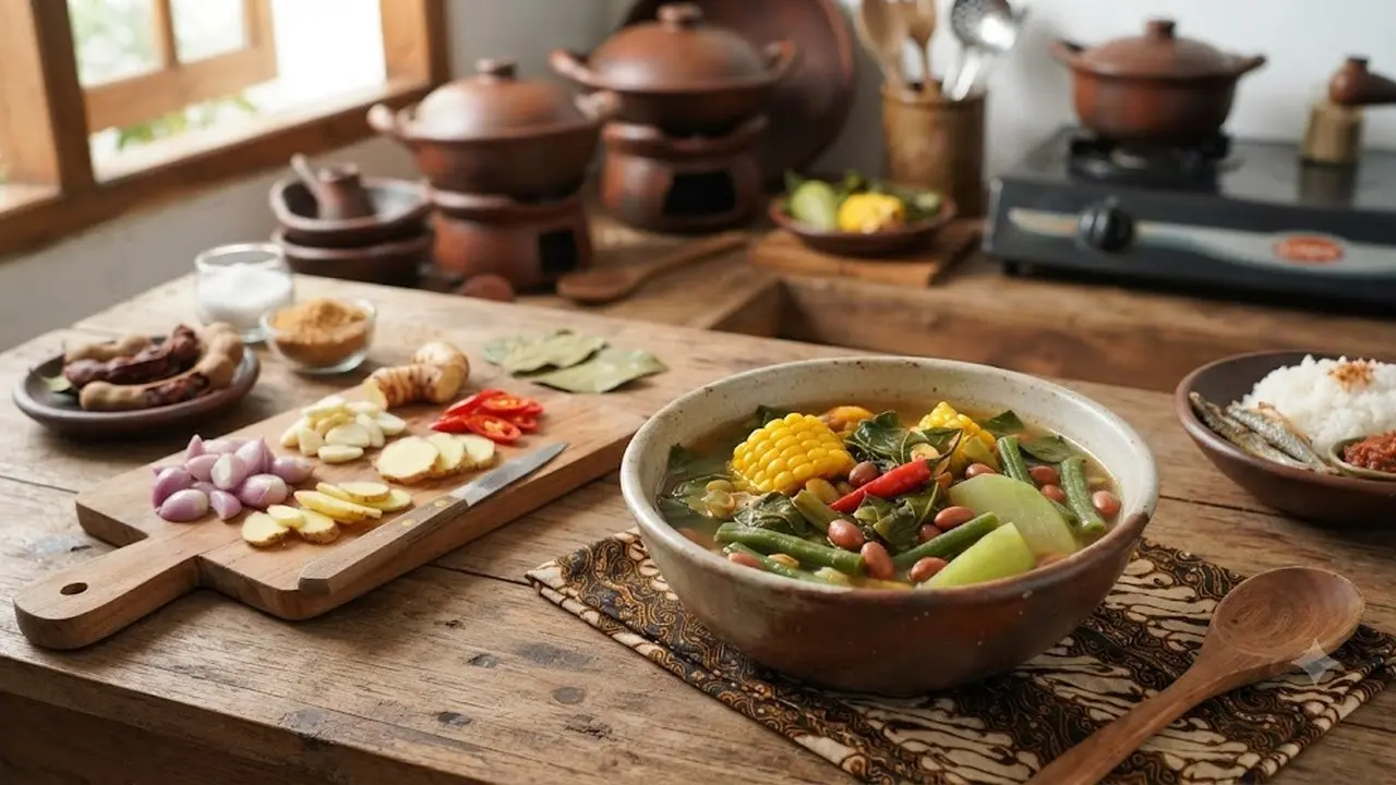 Resep Sayur Asem Bumbu Iris (AI Generated)