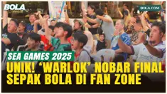 Luar Biasa! Antusias Warga Lokal Menonton Bersama Laga Sepak Bola di Fan Zone Final SEA Games 2025