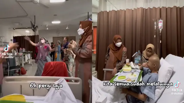 Viral Video Para Penyintas Kanker Datang ke Rumah Sakit Hibur Pasien, Bikin Sesak hingga Tangis Pecah