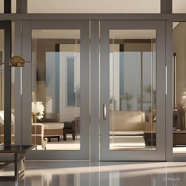 Model Pintu Aluminium Ganda (Double Door)