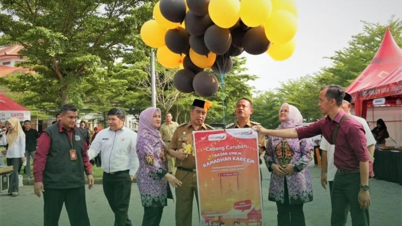 Bank Jatim Gelar Bazar Sembako Murah, Jaga Kestabilan Harga Jelang Lebaran di Madiun