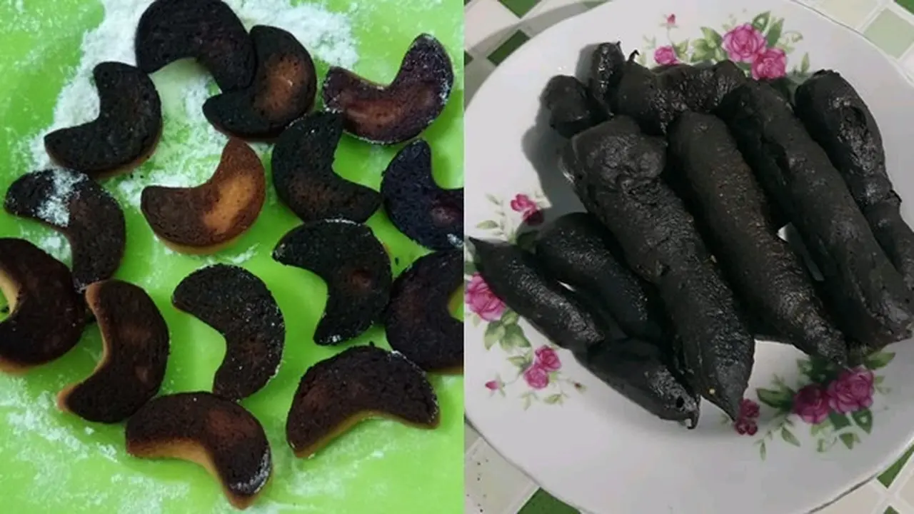 6 Potret Gagal Masak Kue Kering Ini Bentuknya Bikin Senyum