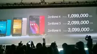  Jajaran smartphone anyar besutan Asus itu tersedia dalam tiga pilihan ukuran layar, yaitu 4, 5 dan 6 inci.
