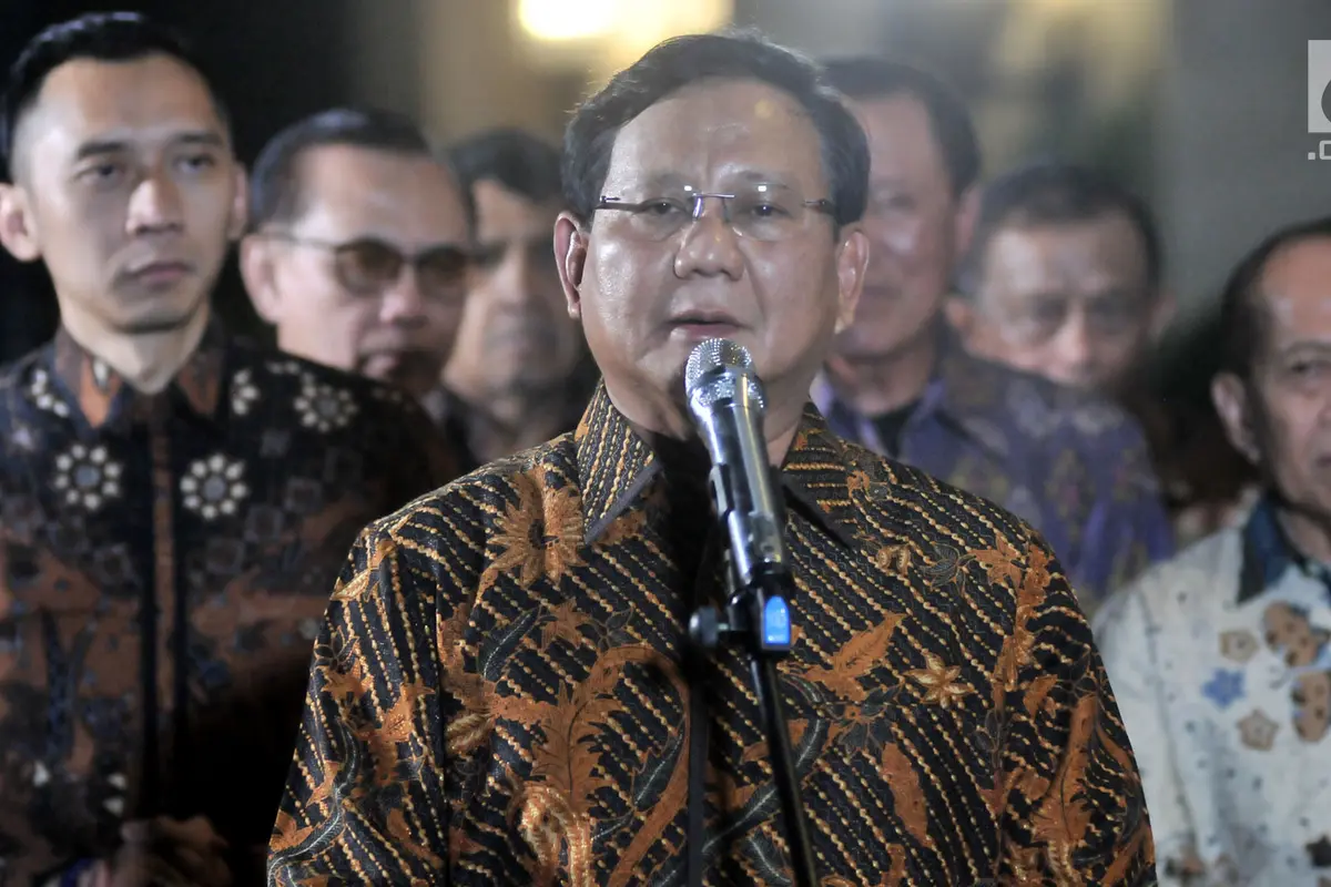 Jumpa Pers SBY dan Prabowo Subianto