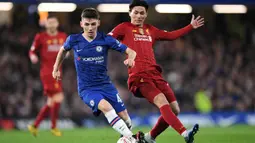 Pemain berusia 18 tahun ini bermain sejak menit awal ketika Chelsea bertemu Liverpool di putaran kelima Piala FA. Dalam laga yang berlangsung di Stamford Bridge tersebut, Chelsea menang dengan skor 2-0. (AFP/Daniel Leal-Olivas)