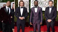 Parade tuksedo para aktor di Golden Globe 2016 (sumber. Eonline.com)