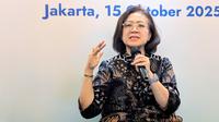 Direktur Imunisasi, Kementerian Kesehatan RI, dr. Prima Yosephine, M.K.M, menyatakan pihaknya telah melakukan pemberian imunisasi tambahan menyusul kasus kematian akibat campak di Pamekasan. Jakarta (15/10/2025), foto: Liputan6.com/Ade Nasihudin.