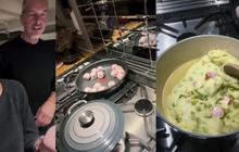 Siapkan Menu Buka Puasa, 4 Potret Keseruan Anggun C Sasmi Ditemani Suami Masak Sup dan Bakso Beku