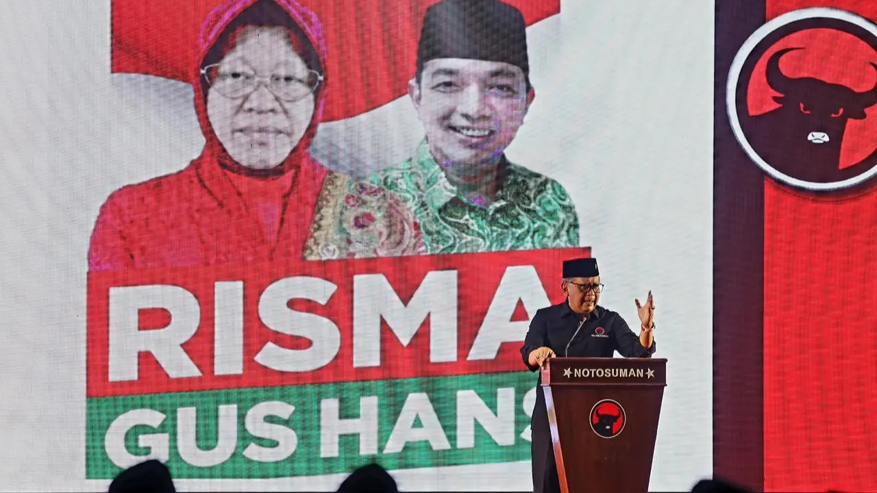 Sekretaris Jenderal DPP PDI Perjuangan (PDIP) Hasto Kristiyanto melakukan safari politik dan konsolidasi partai dalam rangka pemenangan pilkada serentak 2024 di wilayah Ngawi, Bojonegoro, dan Tuban, Jawa Timur.