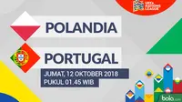 UEFA Nations League Polandia Vs Portugal (Bola.com/Adreanus Titus)