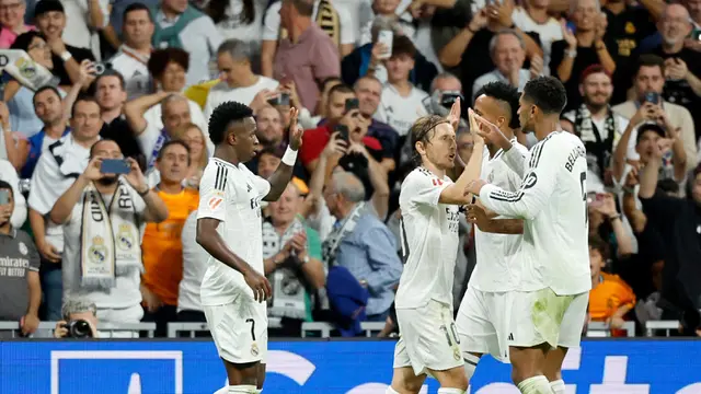 Tampil Dominan, Real Madrid Bungkam Villarreal Dua Gol Tanpa Balas