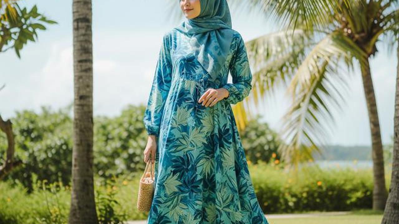 7 Model Gamis yang Tetap "Rapi &amp; Adem" untuk Komuter Motor Setiap Hari