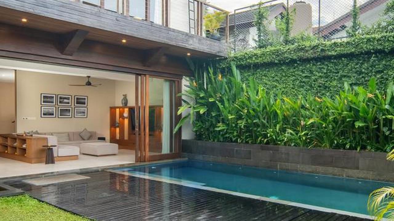6 Potret Teras Vila Nana Mirdad di Bali, Mewah dan Estetik dengan Konsep Open Space