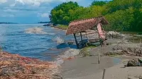 Puluhan Rumah di Pesisir Pantai Bengkak Wongsorejo Banyuwangi Terendam Banjir Rob