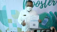 Wali Kota Tangsel Perdana Menerima Suntik Vaksinasi Booster