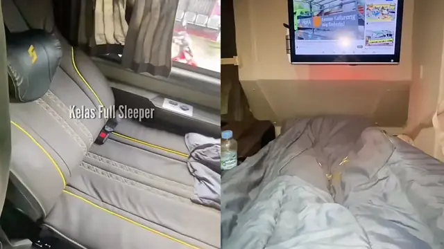 Jakarta ke Yogyakarta naik sleeper bus Rp350 Ribu, bisa nonton Netflix dan kursinya ada tombol sensasi pijat