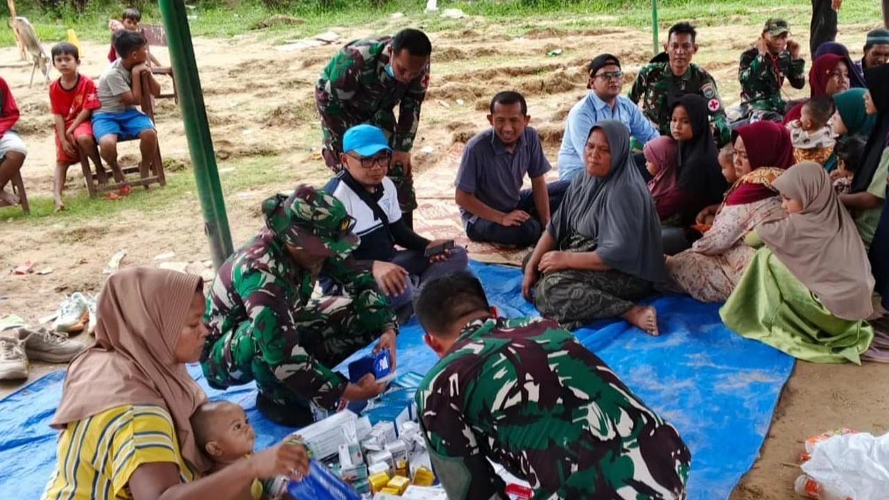 FOTO: Akses Terbatas Tantangan Pelayanan Kesehatan di Lokasi Bencana Gayo Lues