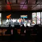 Peluncuran tim Honda Racing untuk kompetisi 2020 di Auditorium Fiera Milano, Milan, Italia, Selasa (5/11/2019). (Liputan6.com/Marco Tampubolon)