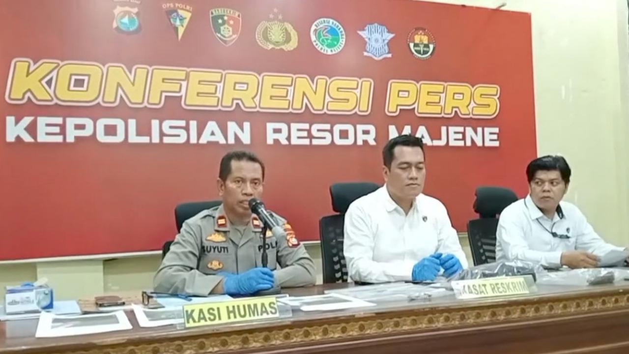 Polisi rilis pembunuhan dan pembakaran lansia di majene