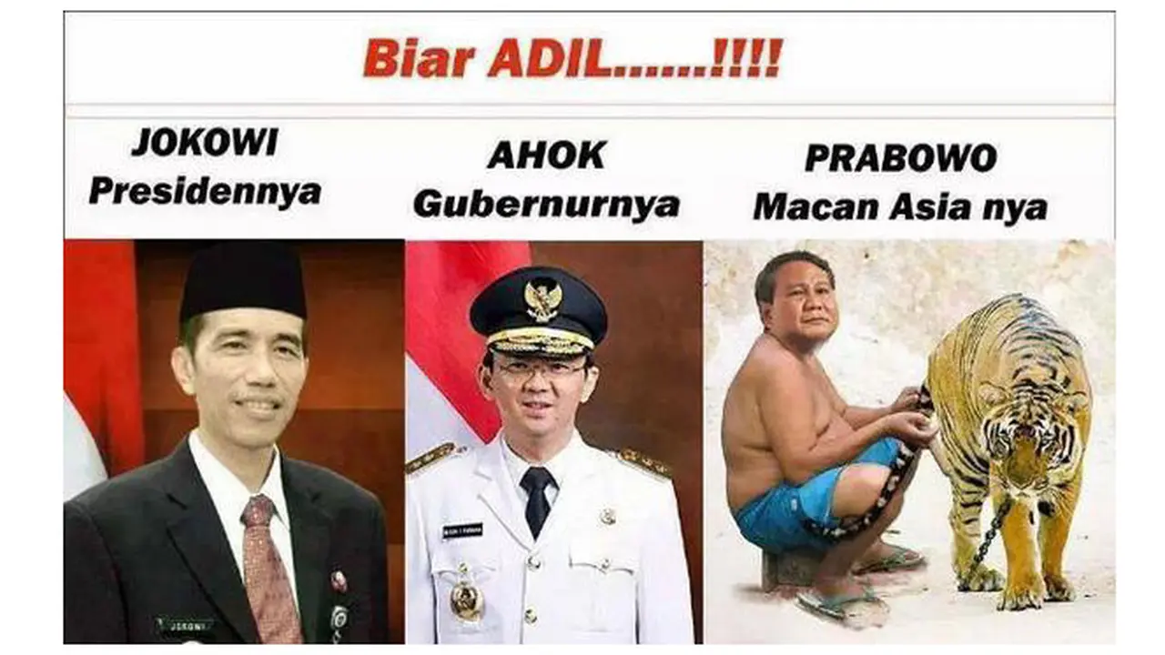 Meme Prabowo tolak hasil KPU