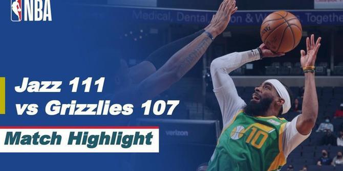 VIDEO Highlights NBA: Utah Jazz Sulit Terbendung, Memphis Grizzlies Dibungkam 107-111