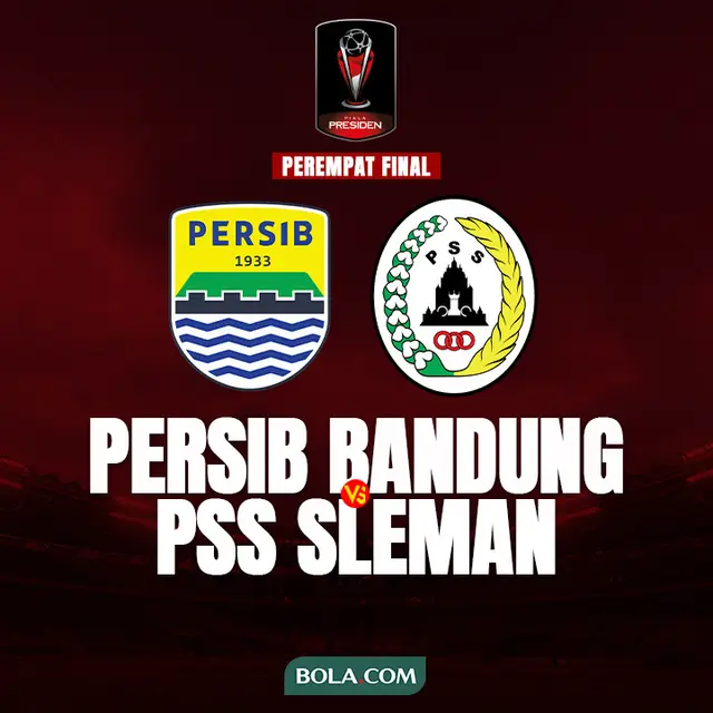 Cover Perempat Final Piala Presiden 2022 Persib VS PSS