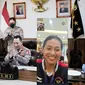 Kapolri Jenderal Listyo Sigit Prabowo menyampaikan ucapan selamat secara langsung melalui sambungan video call kepada atlet sepeda Indonesia atas raihan medali emas dan perak di ajang SEA Games Vietnam, Senin (16/5/2022). (Ist)