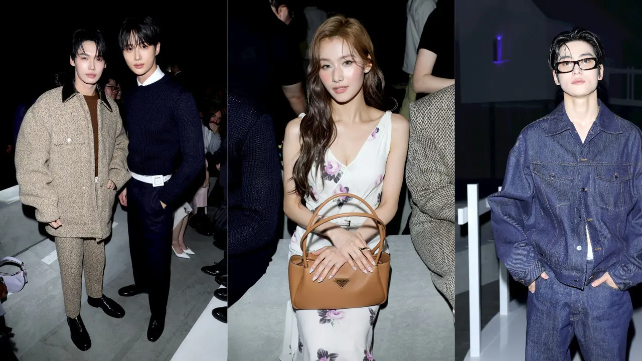 6 Gaya Artis Asia Hadiri Prada Show di Milan Fashion Week, Bertabur Visual dari Byeon Wooseok, Sana TWICE, Jaehyun NCT, hingga Win Metawin