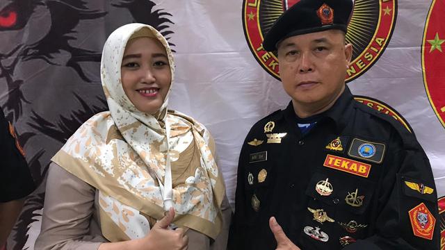 Tri Nuryanti, Perwakilan BPJS bersama Ketua Umum Tekab.