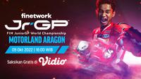 Link Live Streaming FIM JuniorGP World Championship Motorland Aragon 2022 di Vidio : Ada Wakil Indonesia