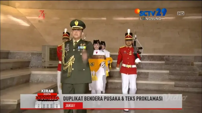 Pembawa Baki 2019, Pembawa Baki Paskibraka Nasional 2019, Pembawa Baki Kirab Bendera Pusaka