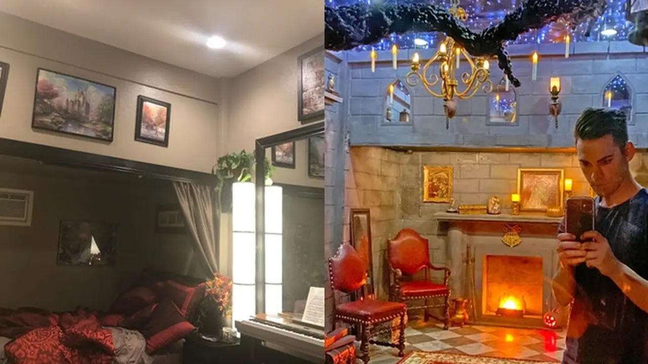 Kreatif, Penggemar Harry Potter Ini Rombak Kamarnya Jadi Kantor Dumbledore