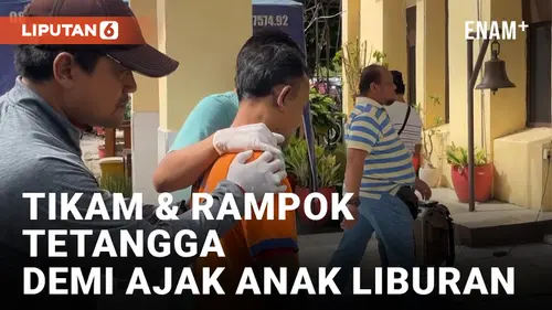 VIDEO: Butuh Uang untuk Ajak Anak Liburan, Pria di Gresik Nekat Tikam dan Rampas Dompet Tetangga