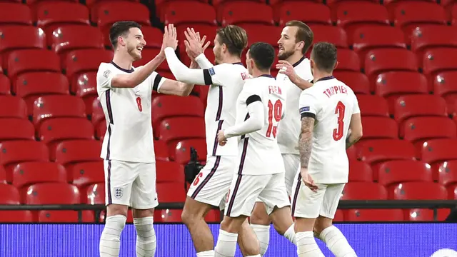 Inggris Pesta Gol ke Gawang Islandia di UEFA Nations League