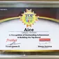 Aice berhasil meraih penghargaan Top Brand for Kids di kategori es krim empat tahun berturut-turut.